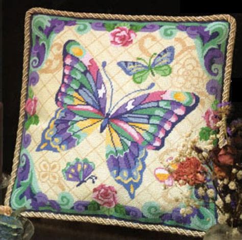 An affordable needlepoint kit from Home Creations. This Butterfly ...