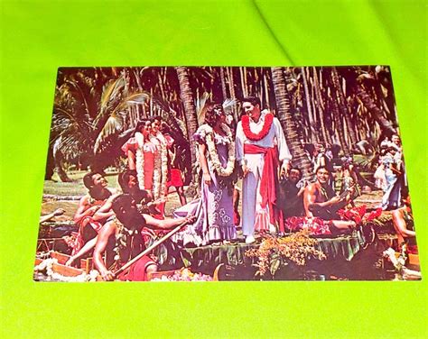 VINTAGE Elvis Presley Coco Palms Resort Large Format Postcard - Etsy