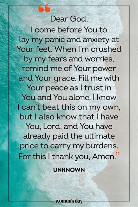 Prayer To Heal Anxiety