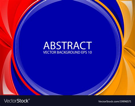 Abstract red yellow blue background Royalty Free Vector