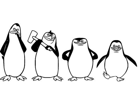 Penguins of Madagascar Coloring Pages - Free Printable Coloring Pages ...