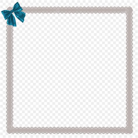 Blue Ribbon Border Clip Art