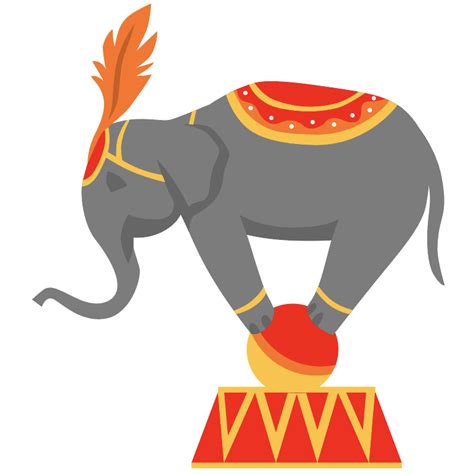 Circus Elephant Cut Out – Parties And Signs