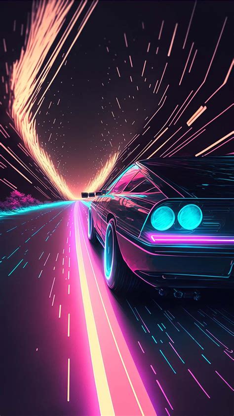 Neon Car iPhone Wallpaper HD - iPhone Wallpapers