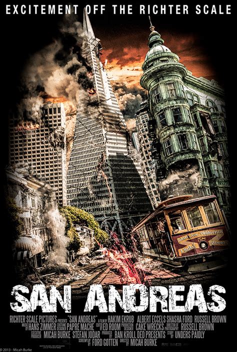 San Andreas Movie Poster on Behance