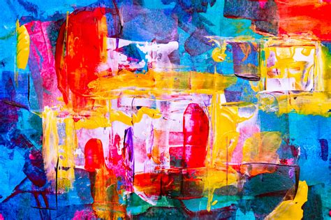 Multicolored Abstract Painting · Free Stock Photo