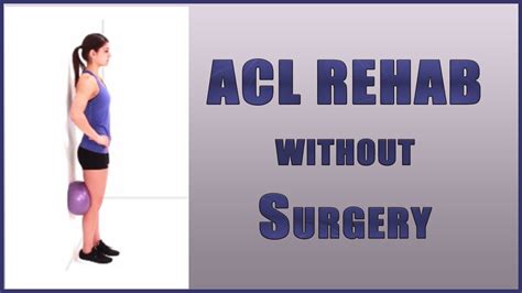 Knee Exercises for ACL Injuries | Rehab without Surgery OR Prepare for ...