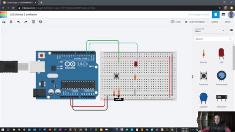 Led Control With Serial In Arduino Using Tinkercad Arduino Simulator ...