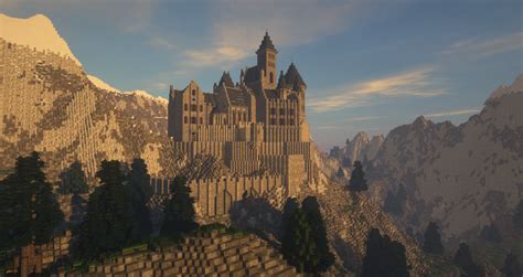 Mountain Castle Minecraft Map