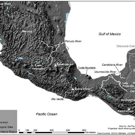 Mesoamerica World Map