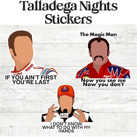 Talladega Nights Magic Man Clipart