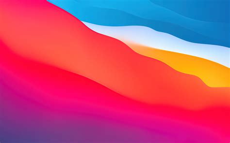 macOS Big Sur Wallpaper 4K, Gradient background, Apple