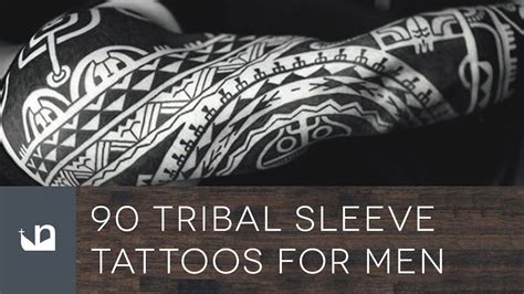 90 Tribal Sleeve Tattoos For Men Manly Arm Design Ideas - Riset