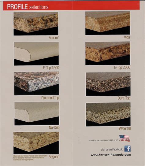 Wilsonart Laminate Countertop Edge Choices – Countertops Ideas