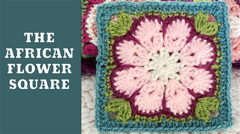 African Flower Square Crochet Pattern | Best Flower Site