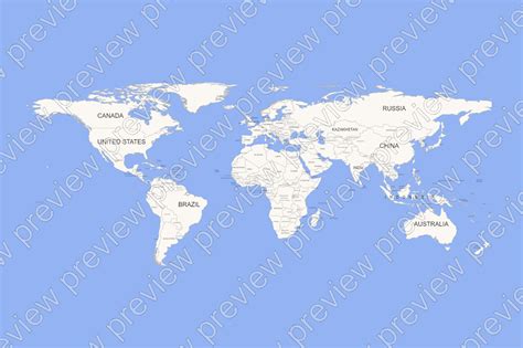 World Map To Select Countries - Infoupdate.org