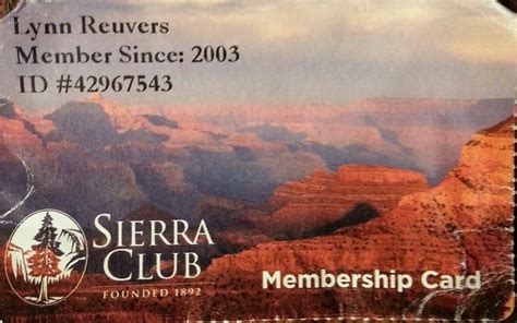 Sierra club | Sierra club, Membership card, Environmental concerns