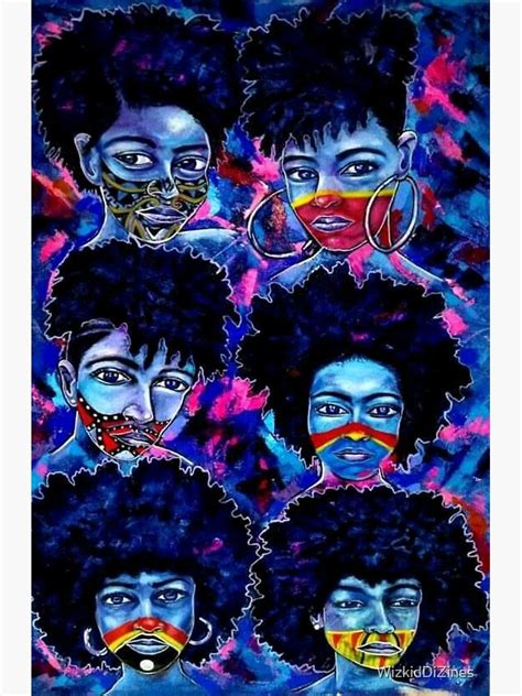 "Melanesian Afro" Art Print for Sale by WizkidDiZines | Redbubble