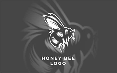 Honey bee vector logo template #273783 - TemplateMonster