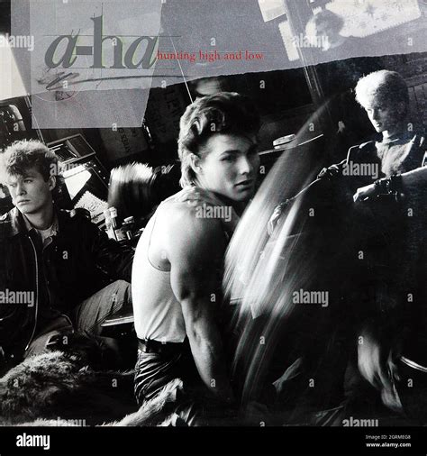 a-ha - Hunting High and Low 1985 - Vintage Vinyl 33 rpm record Stock ...