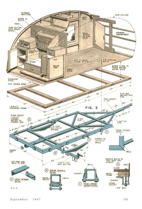 Build Diy Free Travel Trailer Building Plans Pdf Plans Wooden Diy | Hot ...