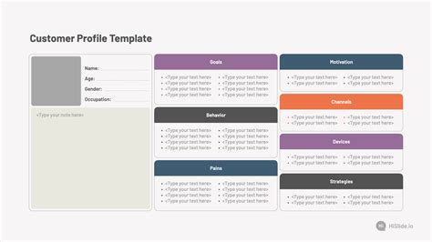 Customer Profile Template - Download Now | HiSlide.io