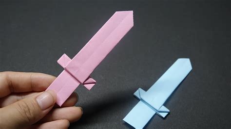 How To Make A Paper Sword Part 3 Easy Origami Tutorial Diy Ninja Sword ...