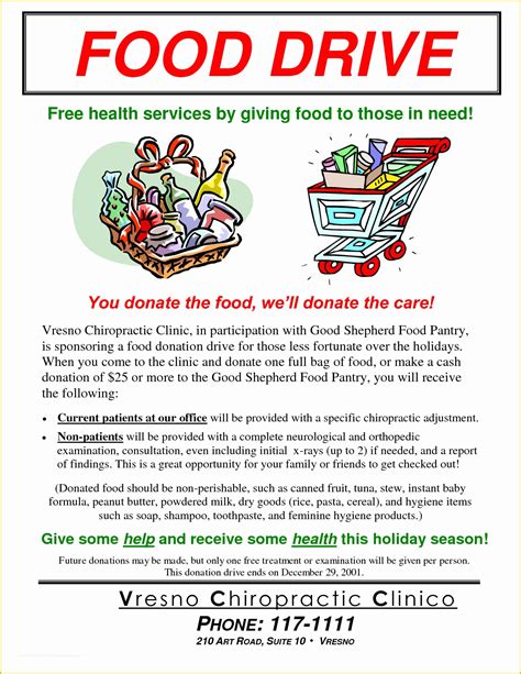 42 Free Thanksgiving Food Drive Flyer Template | Heritagechristiancollege