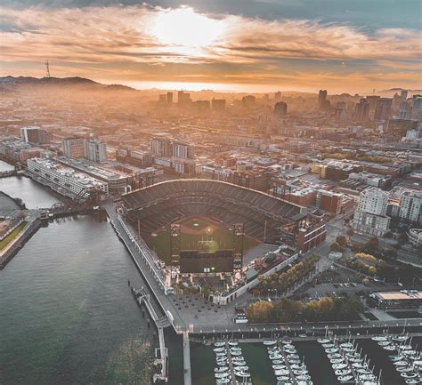 AERIAL PHOTOGRAPHY — San Francisco Giants Stadium. #SF #giantstadium...