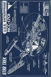 RePop Gifts | Star Trek Enterprise Blueprints Poster