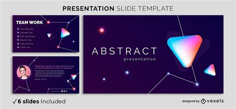 Abstract Presentation Template Vector Download