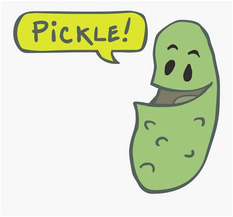 Pickle Cartoon No Background