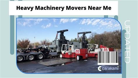 Heavy Machinery Movers Near Me Based on 6 Locations!