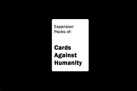 Cards Against Humanity: 20+ List Of ALL Expansion Packs