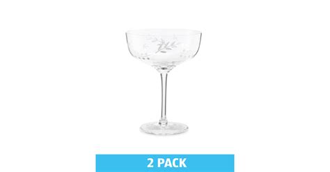 2 Pack Champagne Glasses - ALDI UK