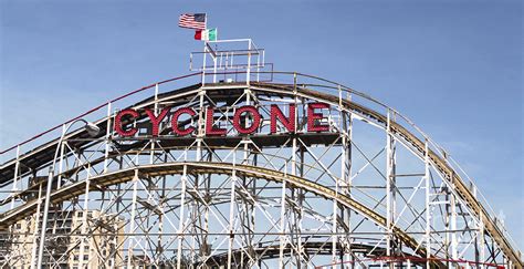 Cyclone Roller Coaster Photograph by Gregory Dyer | Fine Art America