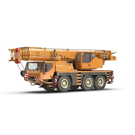 3d compact mobile crane liebherr model