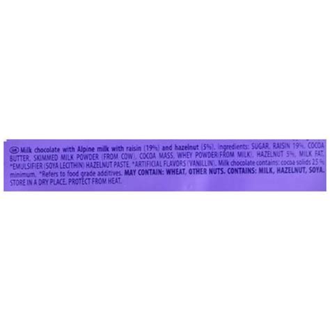 Buy Milka Milk Chocolate - Trauben-Nuss (Raisins & Hazelnuts) Online at Best Price - bigbasket