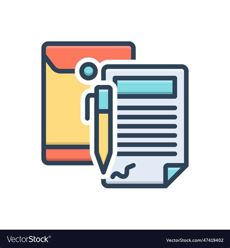 Contract Royalty Free Vector Image - VectorStock