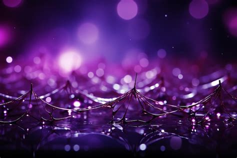 Premium AI Image | Spider Web Royalty Purple Background in Stylish Capture