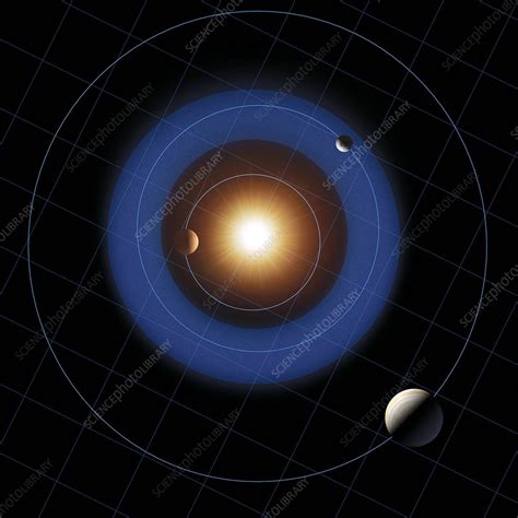 Orbit of Ceres, computer artwork - Stock Image - R300/0298 - Science ...