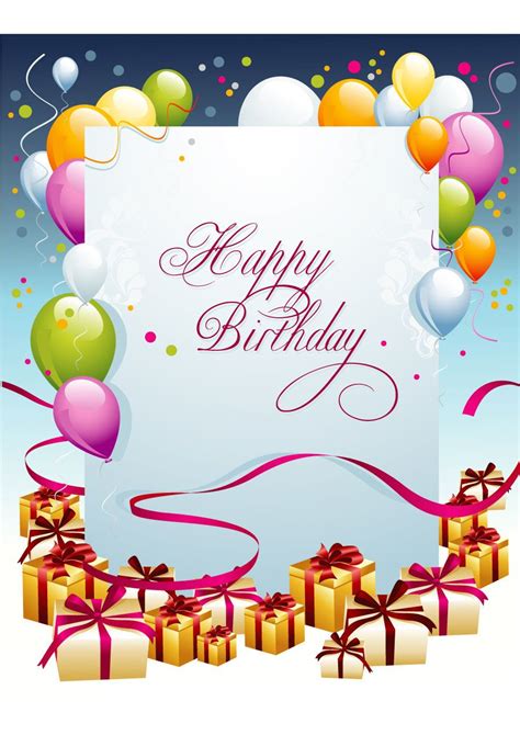 Birthday Card Template - TERRIFIC TEMPLATES