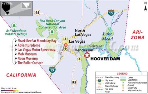 Map Las Vegas To Hoover Dam - Connie Celestina