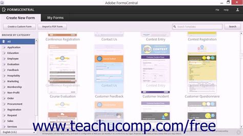 Adobe Form Templates Free