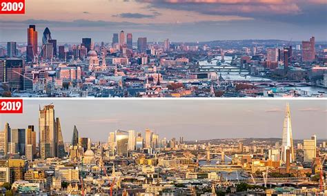 Panoramic photos reveal how much London has changed in the past decade ...