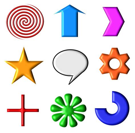 Download Icons Symbols Shapes Royalty-Free Stock Illustration Image ...