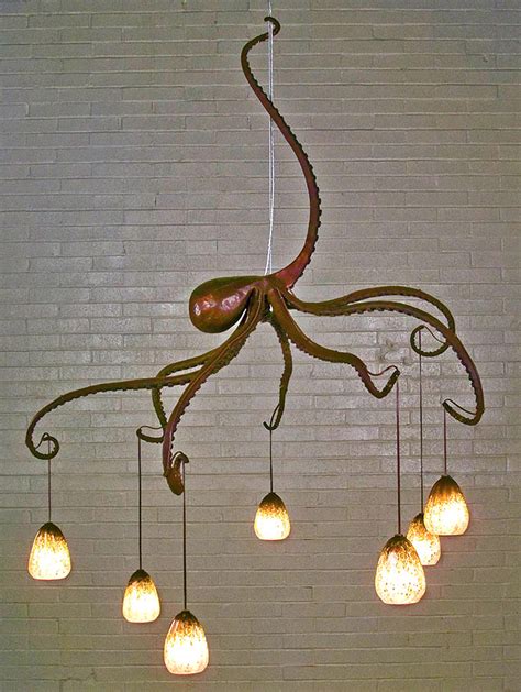 Super Cool Octopus Hanging Light. | Casa náutica, Decoração gótica ...