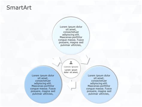 SmartArt Cycle Basic Cycle 3 Steps