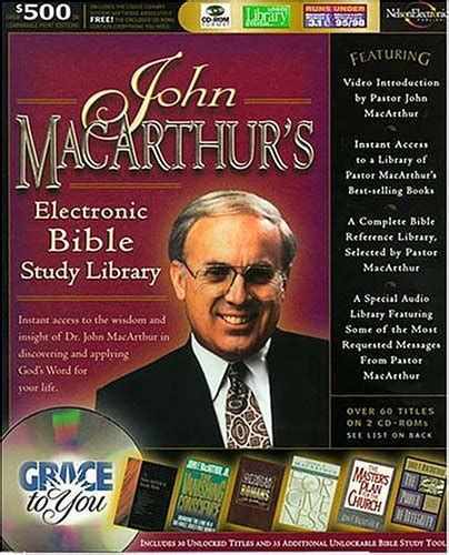 John Macarthur's Electronic Bible Study Library - MacArthur, John ...