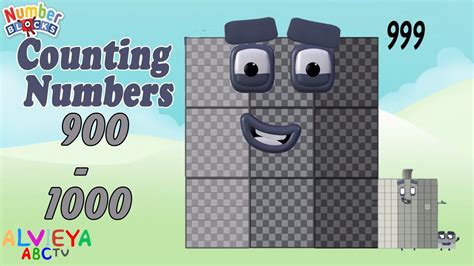 Count With Me From 900 1000 With Numberblocks Fan Made Youtube